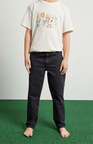 Eco Black Straight Leg Jeans image number 4