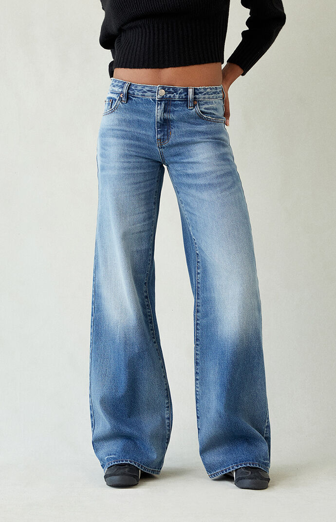 Pacsun Casey Low Rise Baggy Jeans Medium Indigo