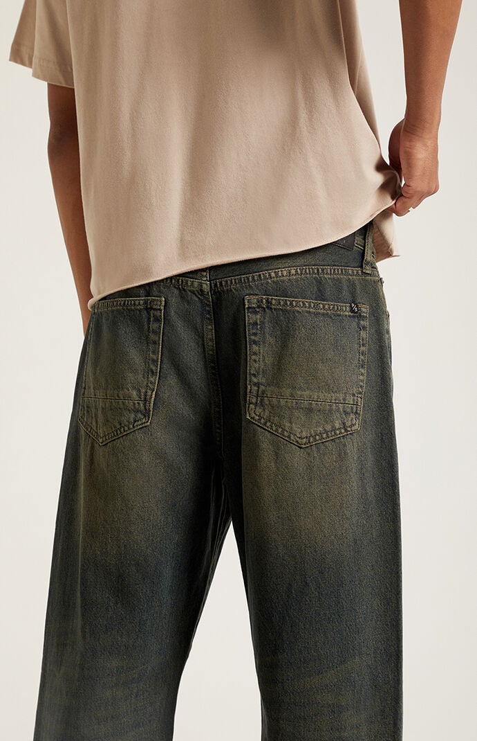 Pacsun Dylan Baggy Jeans Dark Blue Tint
