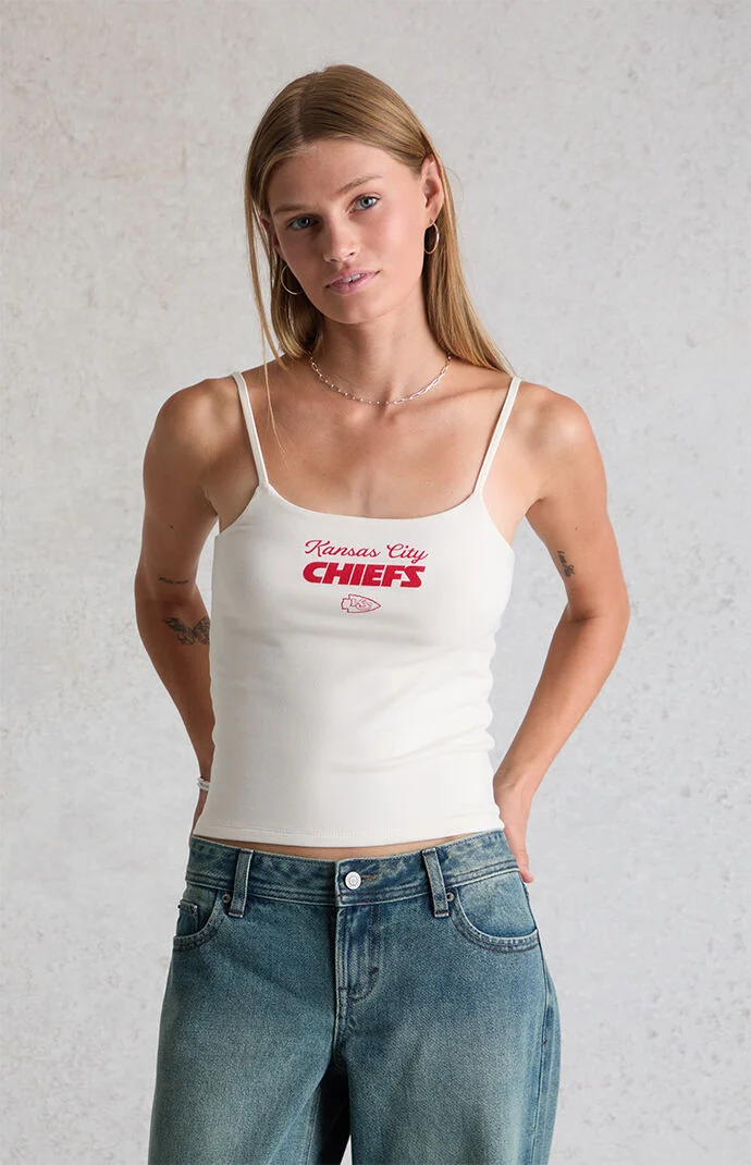 WILD COLLECTIVE x NFL Kansas City Chiefs Sculpted Tank Top