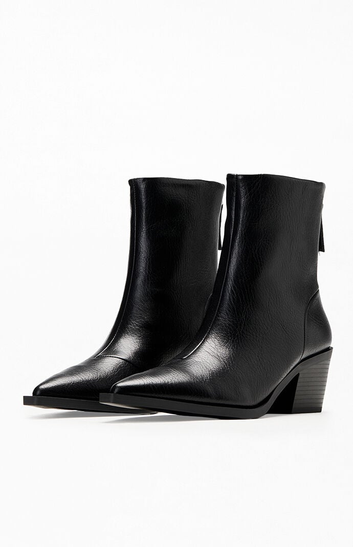 Matisse Matteo Croc Embossed Faux Leather Boots