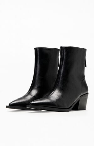 Matteo Croc Embossed Faux Leather Boots image number 2