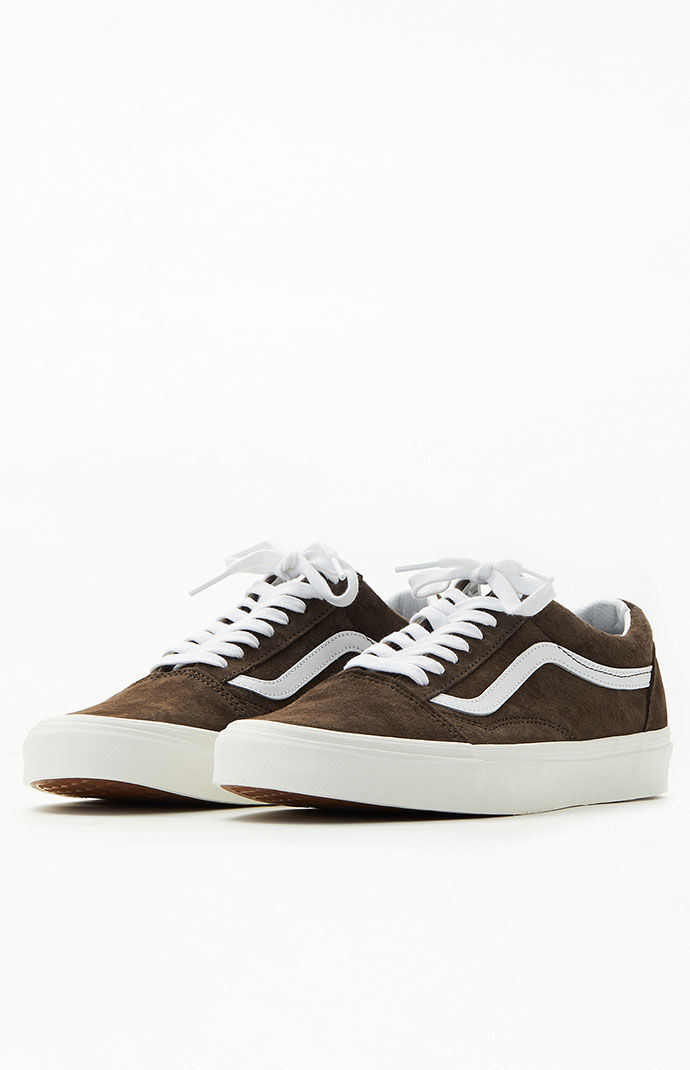 Vans Brown Old Skool Pig Suede Shoes PacSun