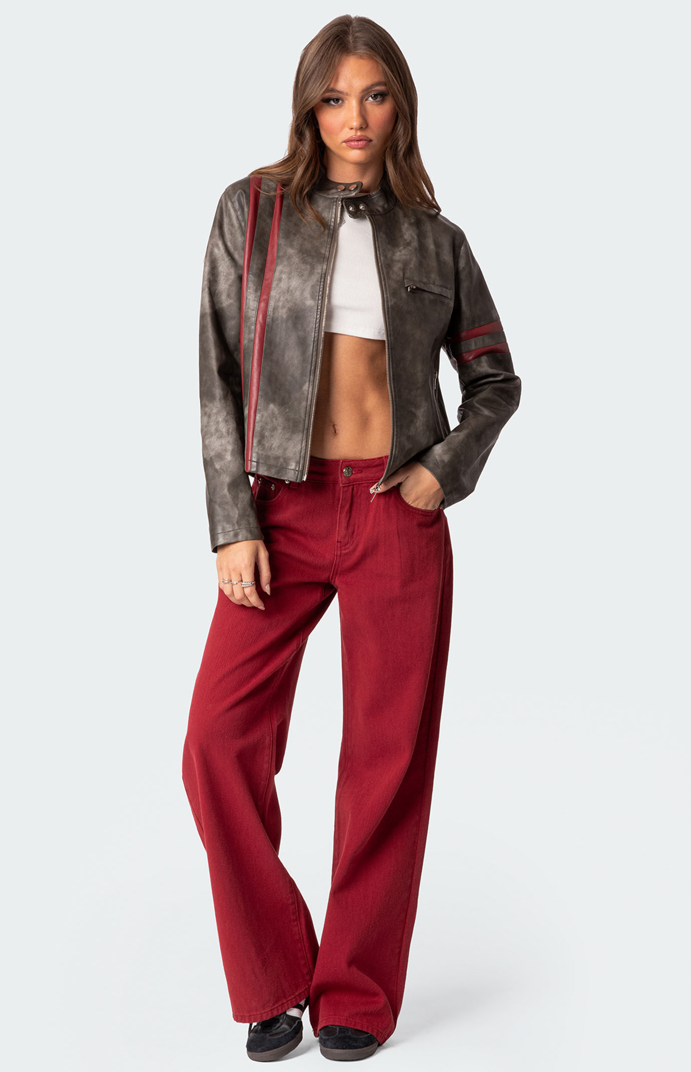 ジャケット・アウター melt the lady fake leather jacket melt the lady fake leather jacket