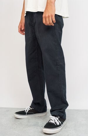 Slacker Black Pinstripe Pants image number 4