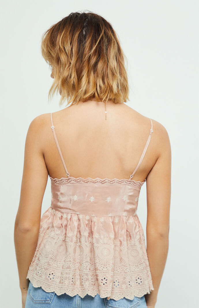 Jenna Embroidered Cami Top