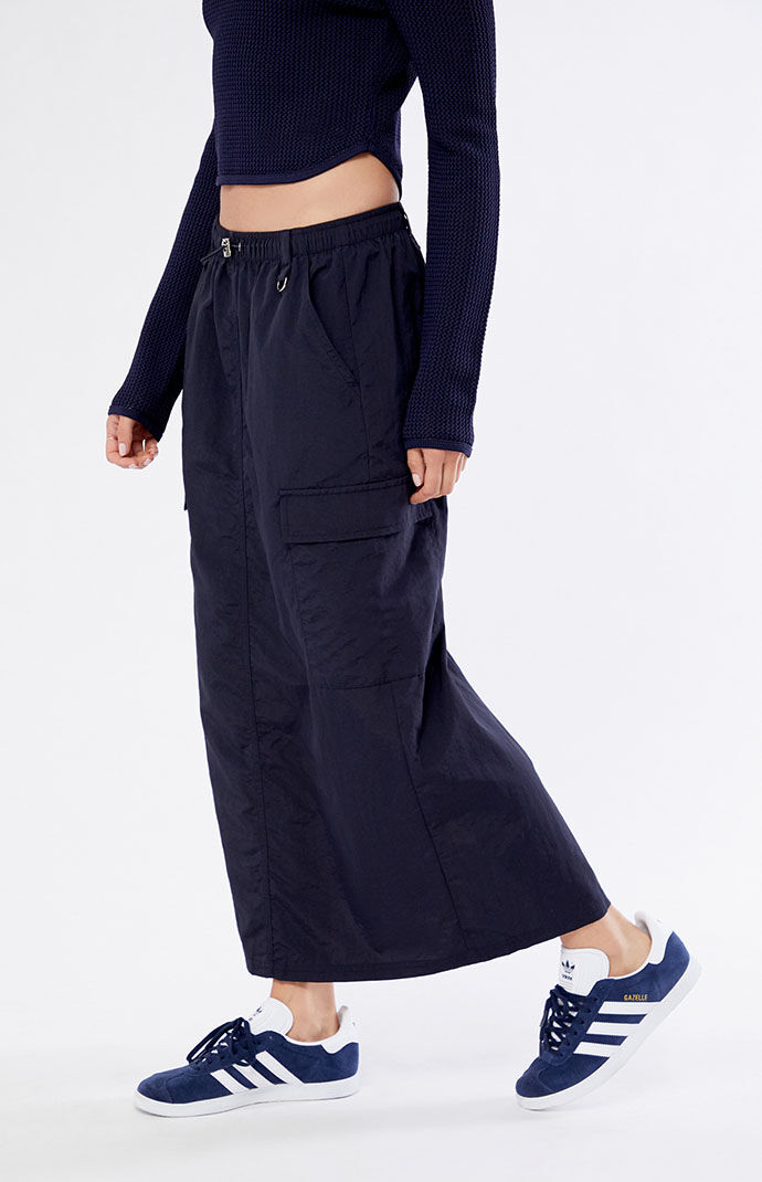 Pacsun Bungee Cargo Midi Skirt | PacSun
