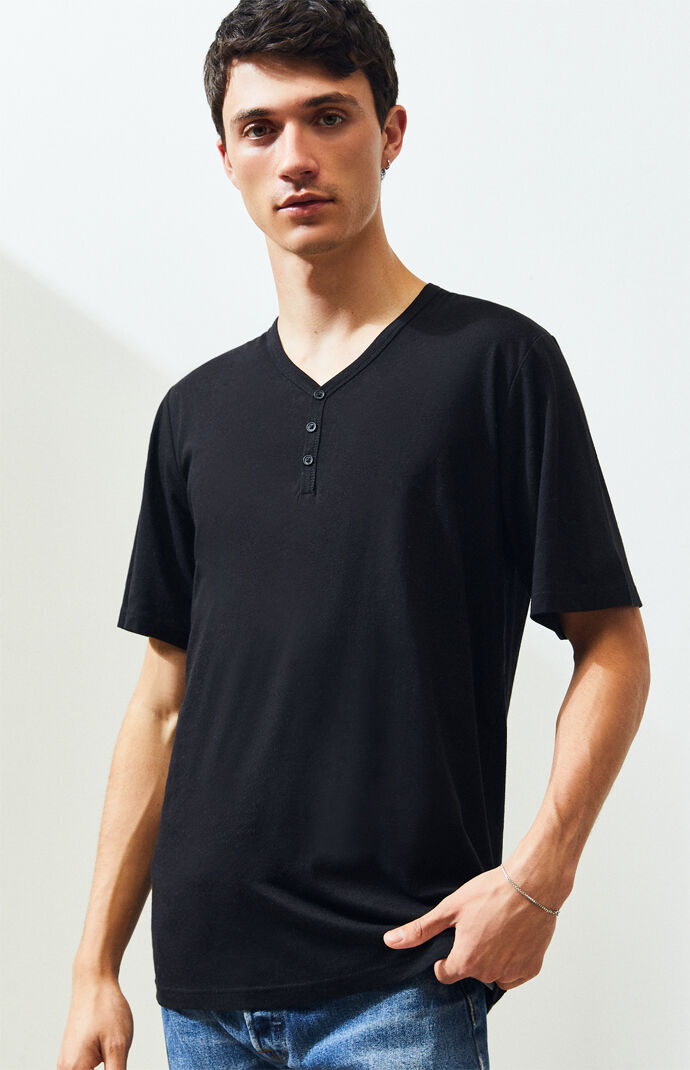 converse one star henley t shirt