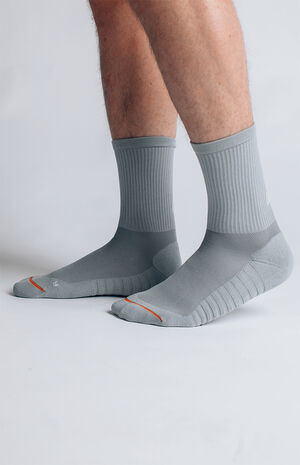 Gray System Crew Socks image number 1