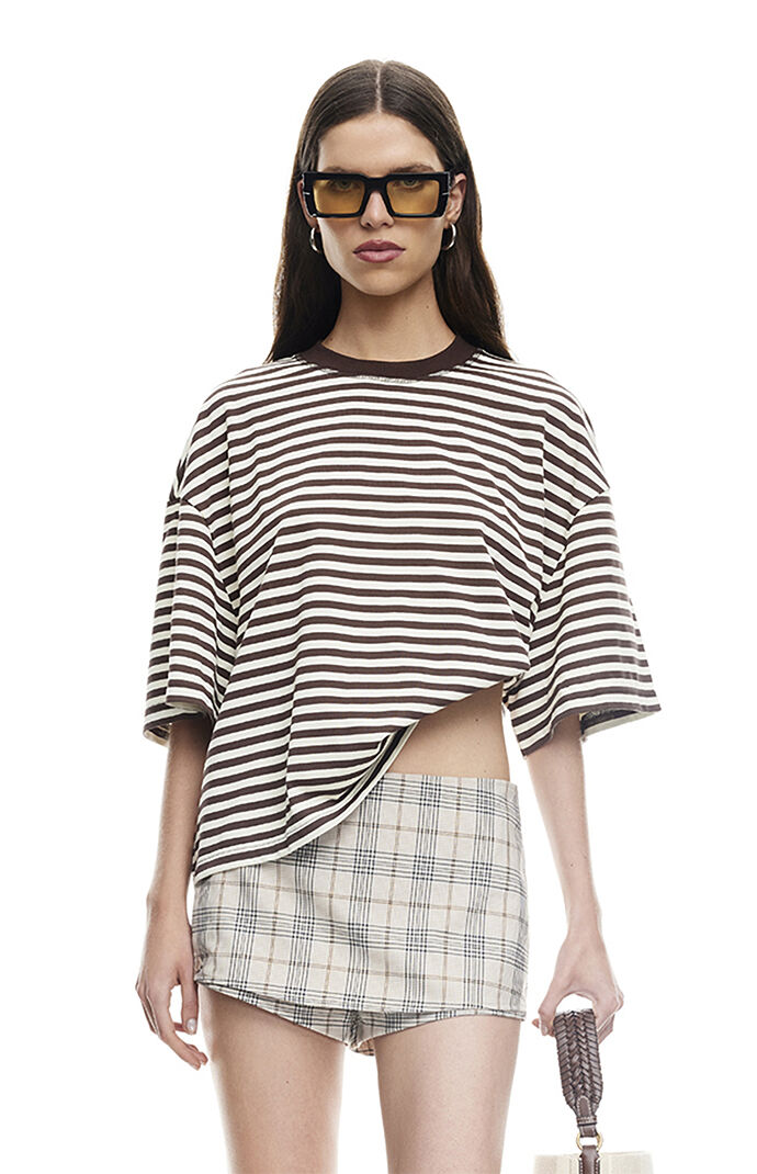 LIONESS Bloom Striped Short Sleeve T-Shirt