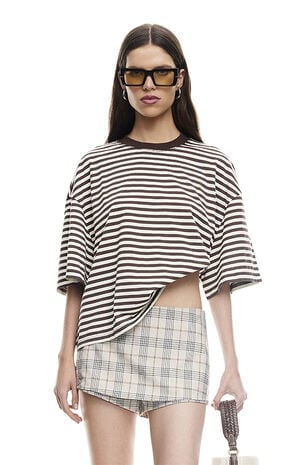 Bloom Striped Short Sleeve T-Shirt image number 1