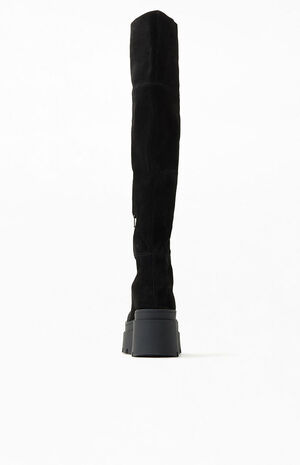 Women's London Calling Wedge Over-The-Knee Boots image number 3