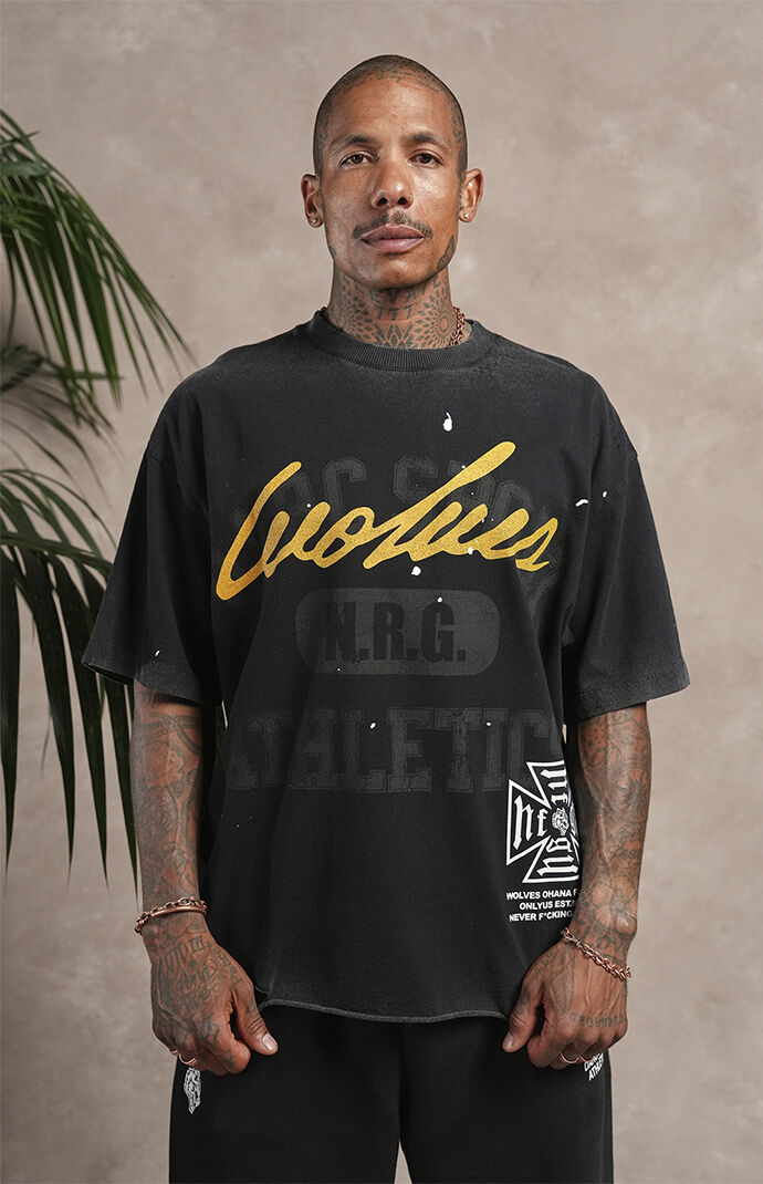 DARC SPORT ATHLETICS SSDDNFGU N.R.G. Grunge Raw Hem Cropped