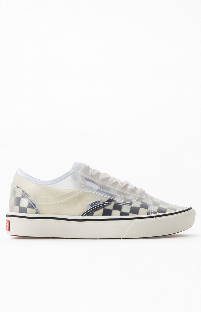 Vans Checkerboard ComfyCush Slip Skool Shoes PacSun
