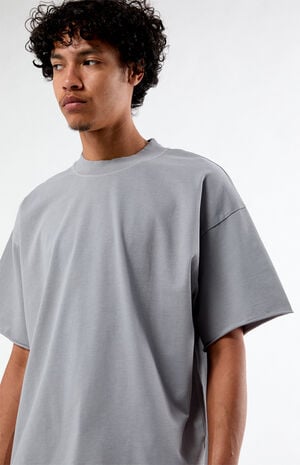Gray Heavyweight Cropped T-Shirt image number 2