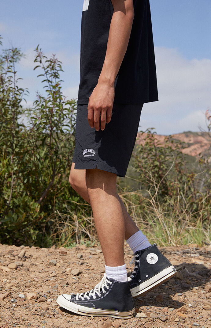 Collegiate Solid Swim Trunks