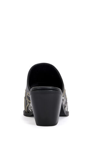 Women's Cecily Black Western Mules image number 3