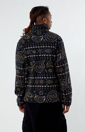 Boundary Half-Zip Mock Neck Fleece Sweatshirt image number 3