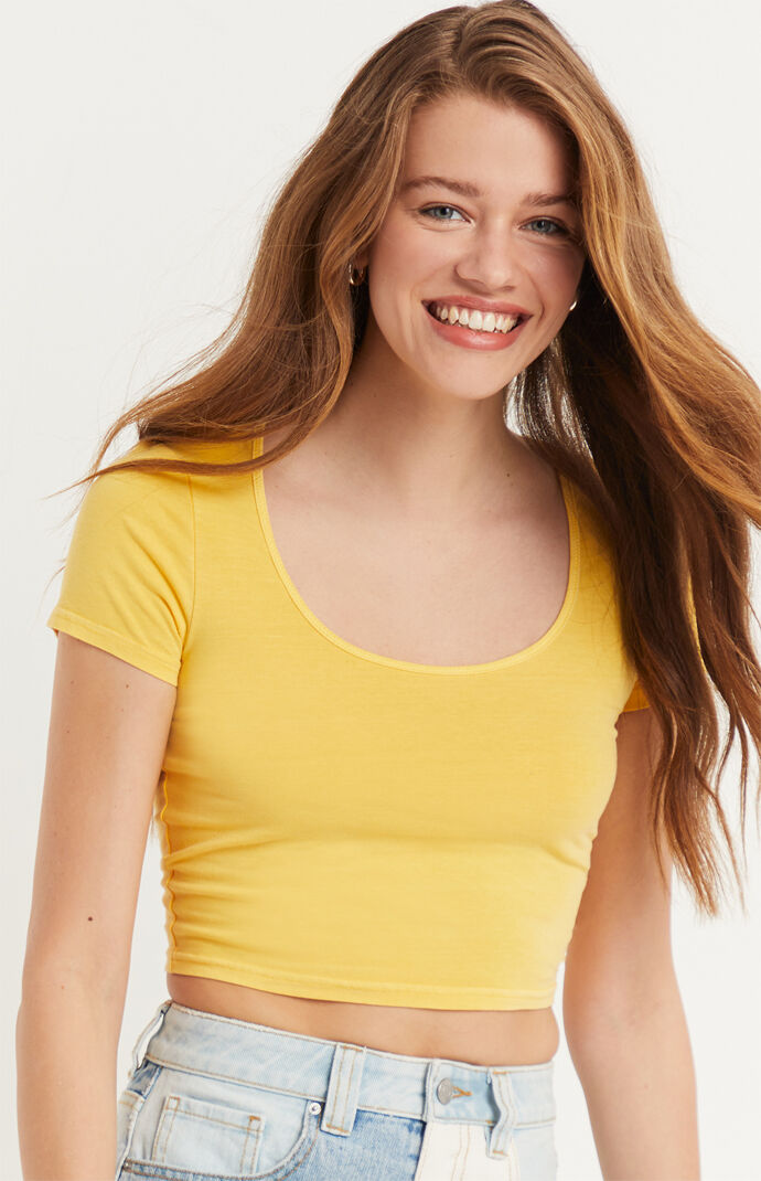 Washed Scoop T-Shirt