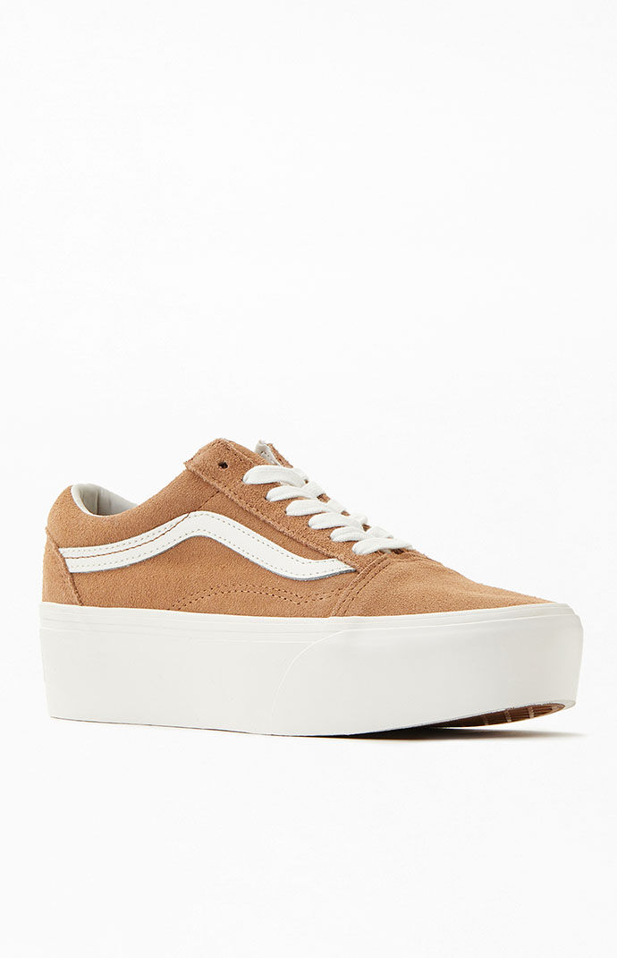 Vans old skool camel femme cheap