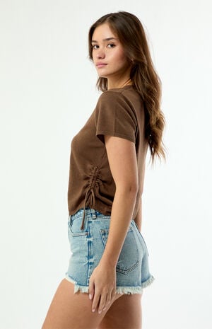 Vali Short Sleeve Cinched Top image number 3