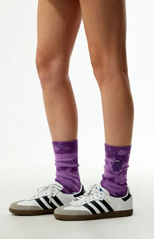 Grimace Tie Dye Crew Socks image number 1
