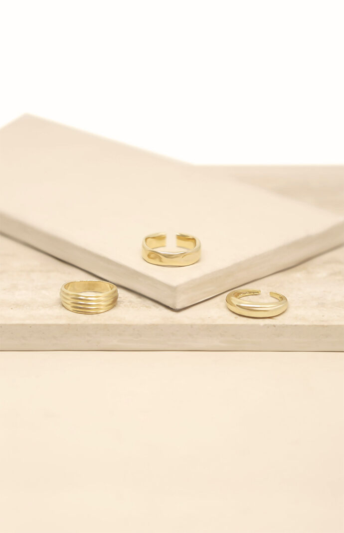 Golden Glow Rings