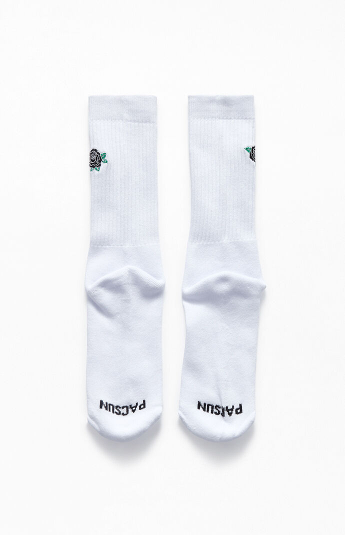 Black Rose Crew Socks