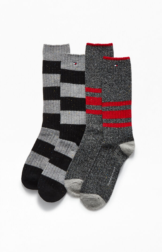 Two-Pack Flag Boot Socks