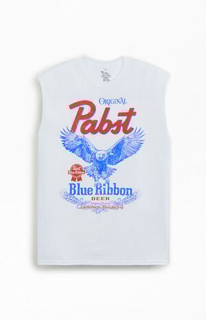 Pabts Blue Ribbon Cutoff Tank Top image number 1