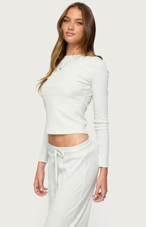 Cicilia Long Sleeve Ribbed T-Shirt image number 2