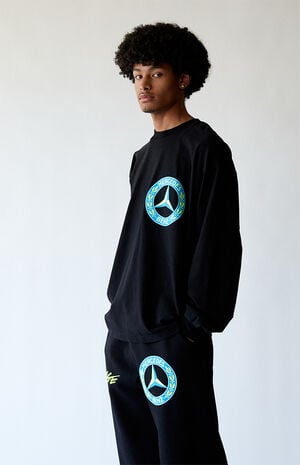 x Mercedes Benz Black Long Sleeve T-Shirt image number 2
