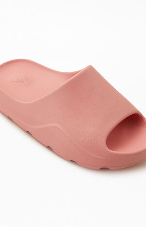 Women's Pink Authentic Plume 1 Slide Sandals image number 6