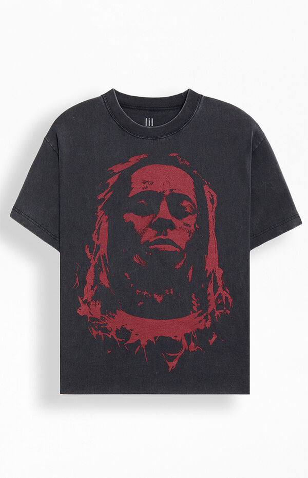 Lil Wayne Red Big Face T-Shirt