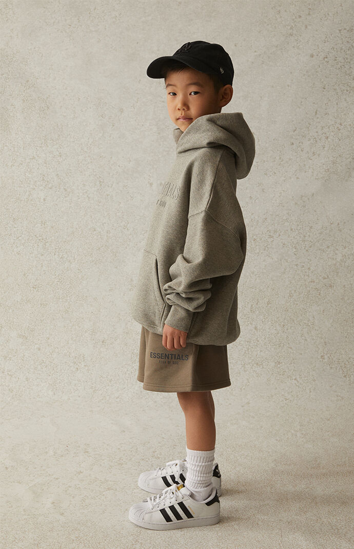 Essentials Heather Oatmeal Hoodie