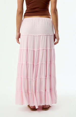 Tiered Maxi Skirt image number 4