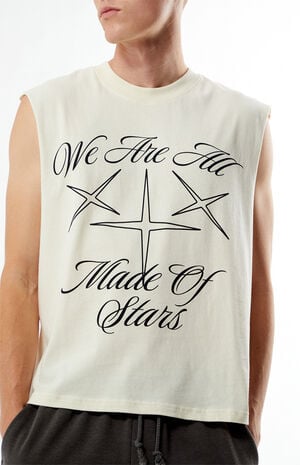 Stars Cutoff Muscle Tank Top image number 3