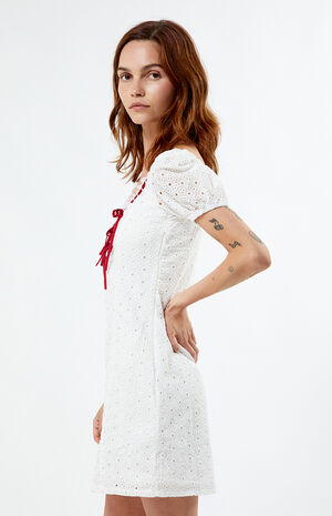 Bow Ribbon Mini Dress image number 2