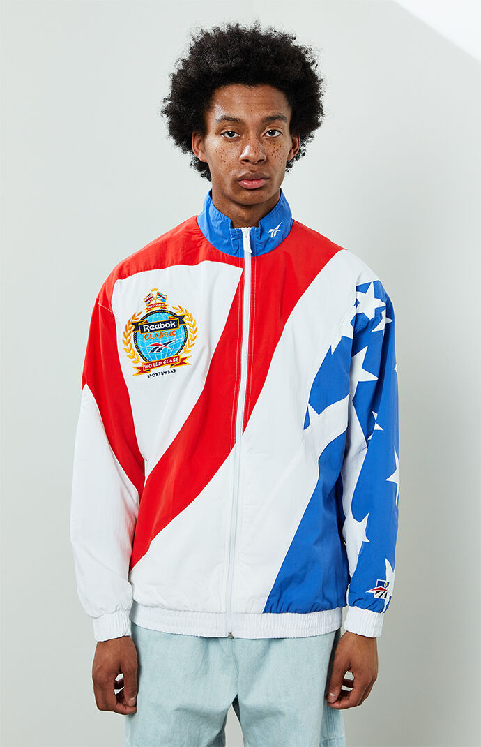 reebok american flag jacket