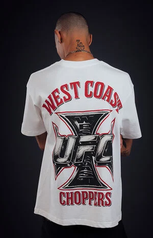 x UFC White Core Logo T-Shirt image number 2