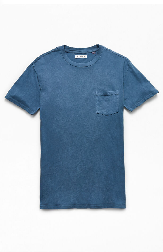 Navy Vintage Wash Pocket T-Shirt
