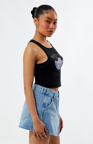 Here Lies Cropped Tank Top image number 3