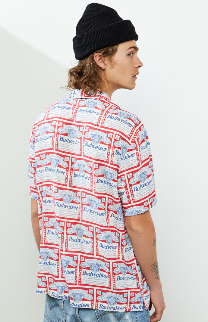 By PacSun Label Print Camp Shirt