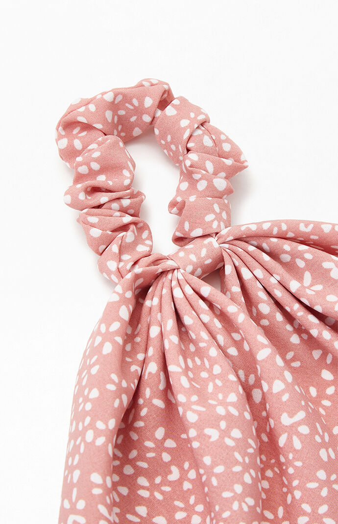 Flowy Floral Scrunchie