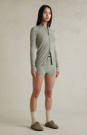 Women's Abbey Stone Knit Boxer Shorts image number 2