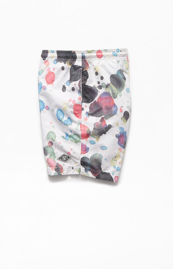 Ink Splats 17" Swim Trunks