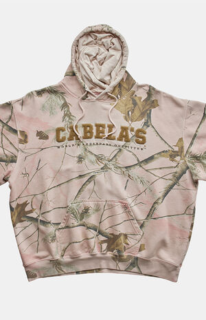 2000s Cabela's Pink Camo Pullover Hoodie image number 2
