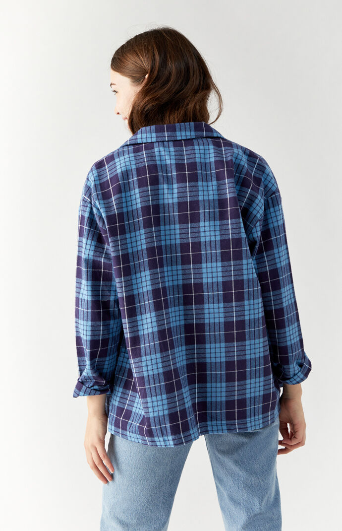 Long Sleeve Boyfriend Flannel Shirt