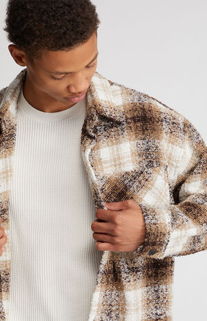 Sunstone Plaid Shacket image number 2