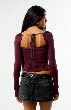 Andrea Bead Center Long Sleeve Top image number 5